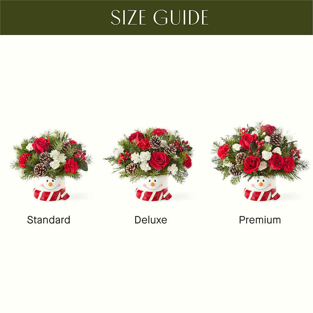 Jolly Snowman Bouquet – True Blooms, Winters CA