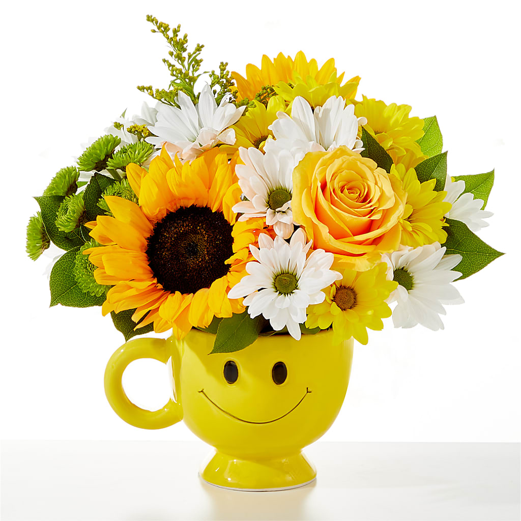 Be Happy Bouquet – True Blooms, Winters CA