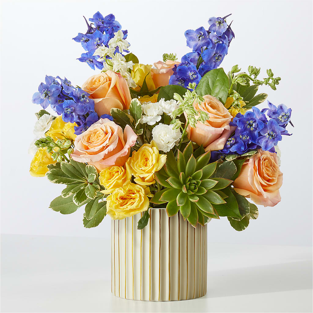 Cobalt Reverie Bouquet – True Blooms, Winters CA