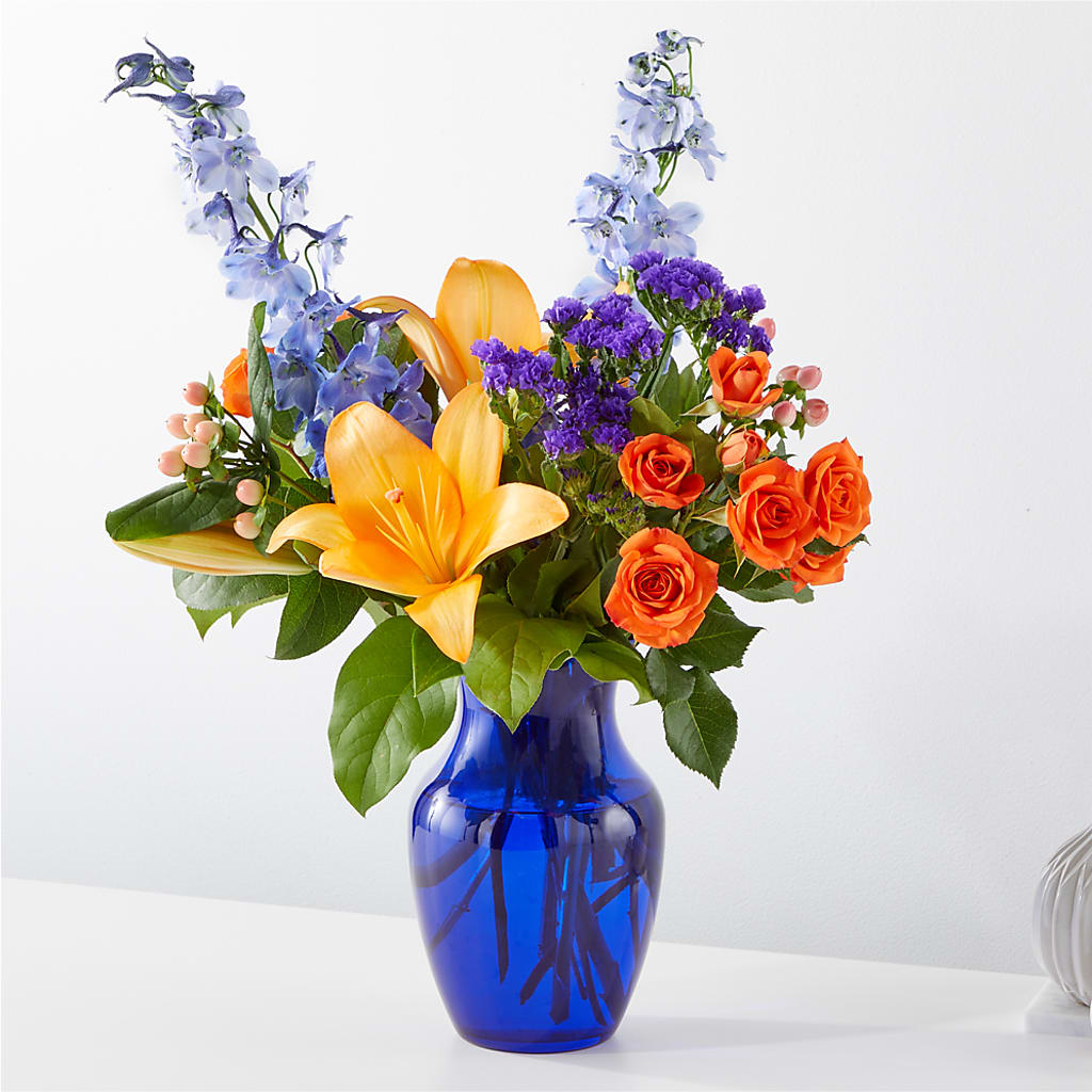 Radiant Citrus Bouquet – True Blooms, Winters CA