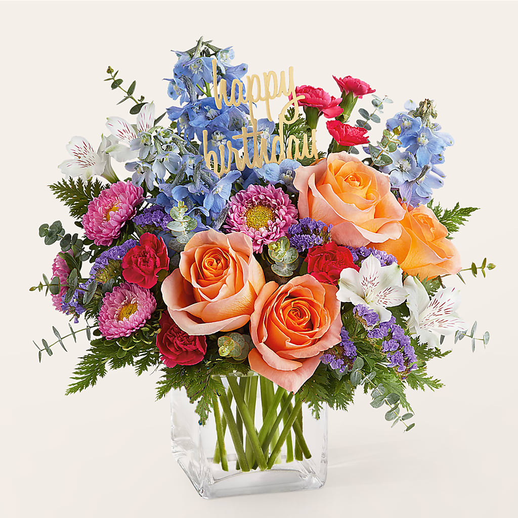 Birthday Bash Bouquet – True Blooms, Winters CA