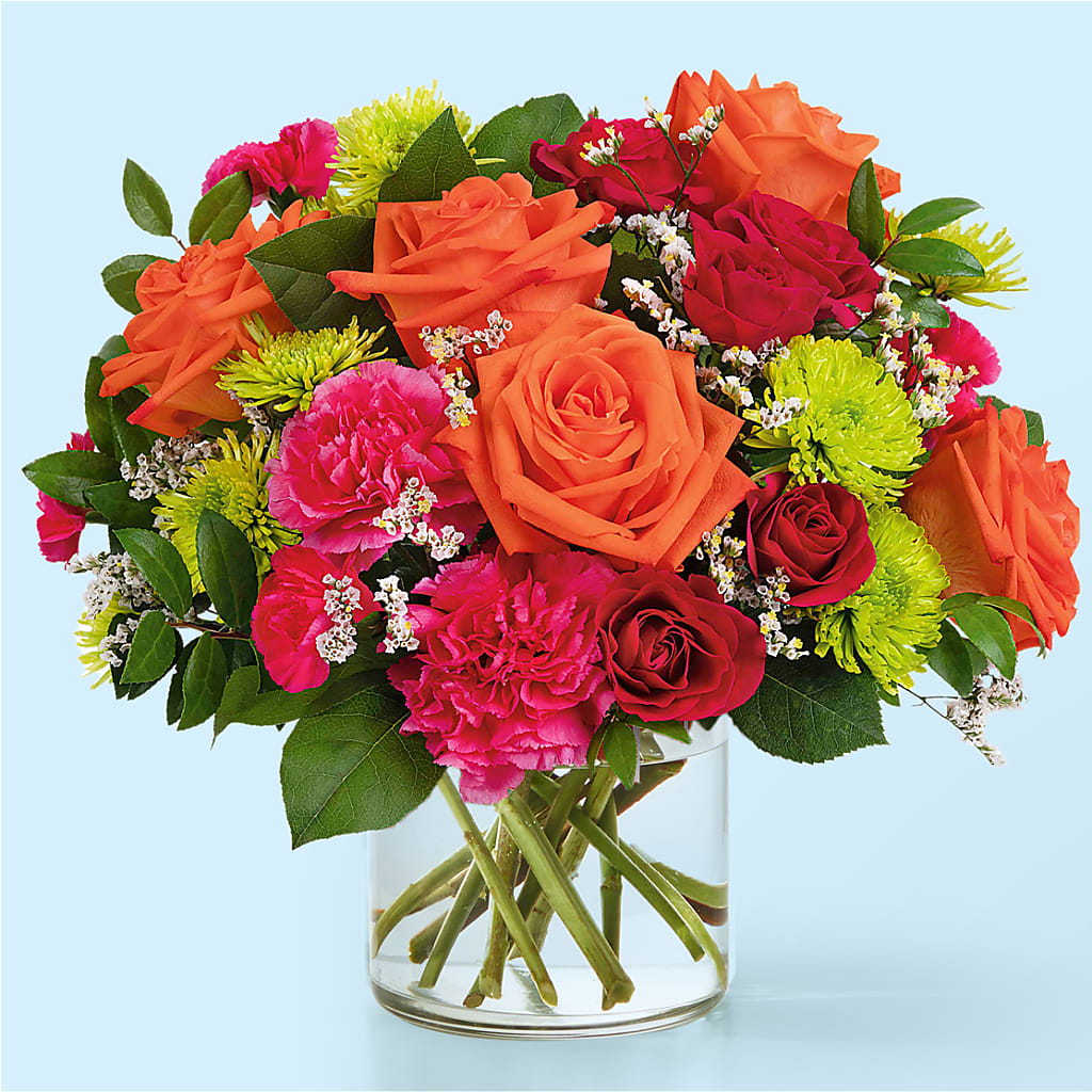 Colorful Carnival Bouquet – True Blooms, Winters CA