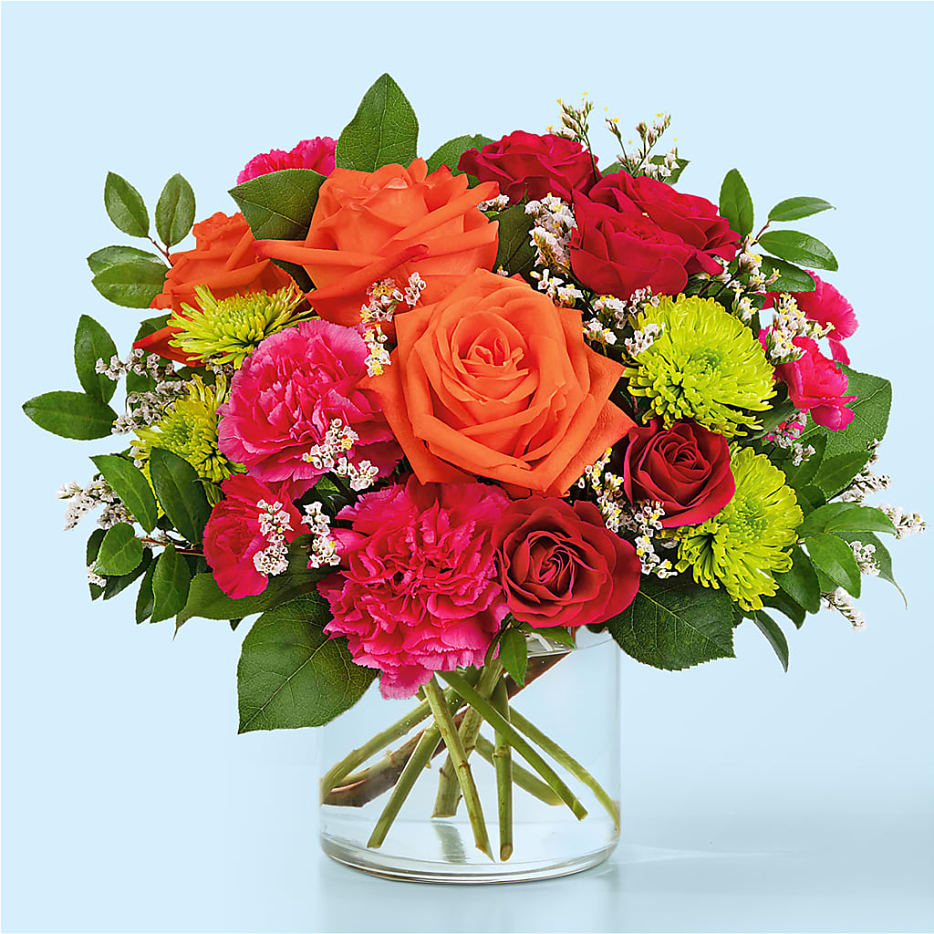 Colorful Carnival Bouquet – True Blooms, Winters CA