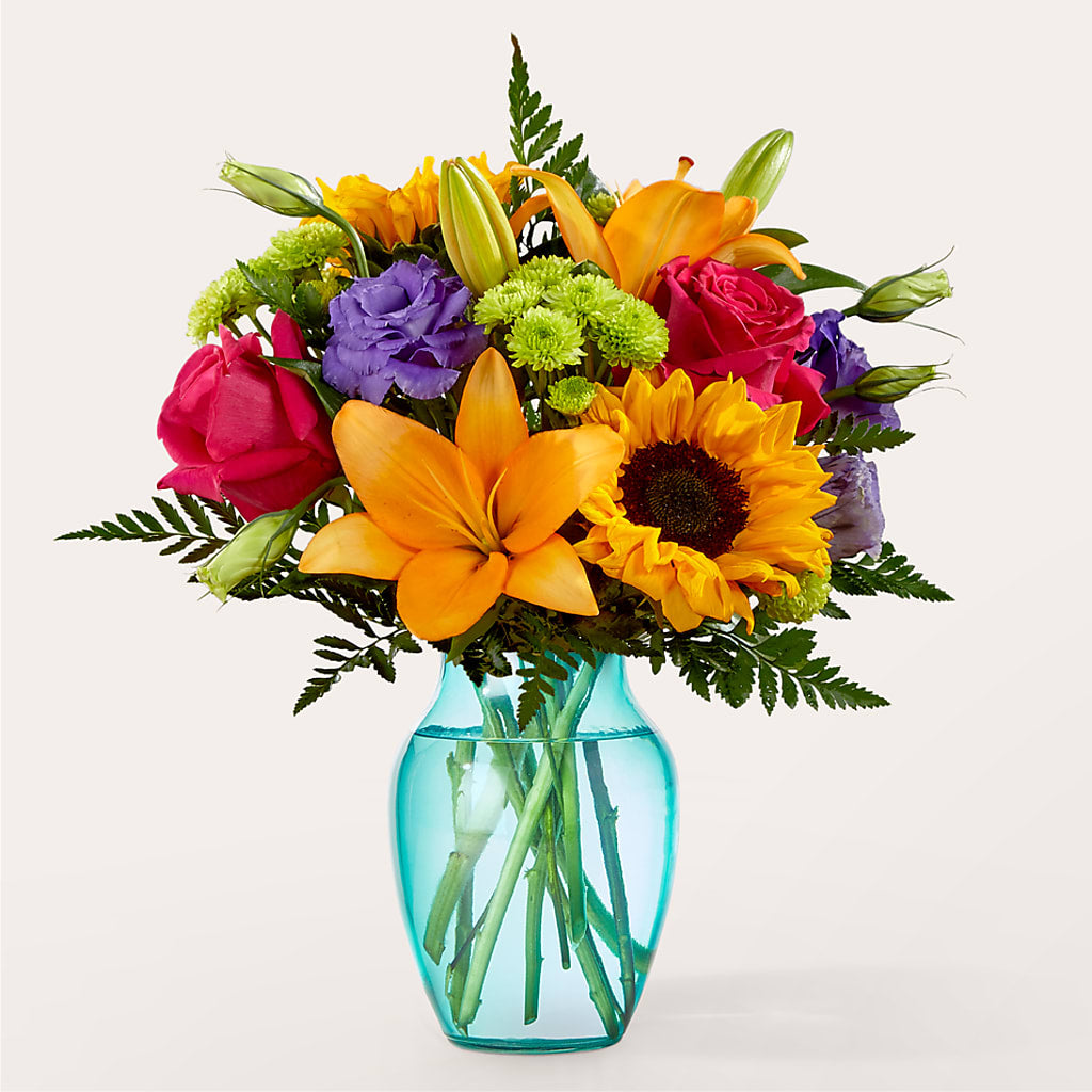 Double Rainbow Bouquet – True Blooms, Winters CA