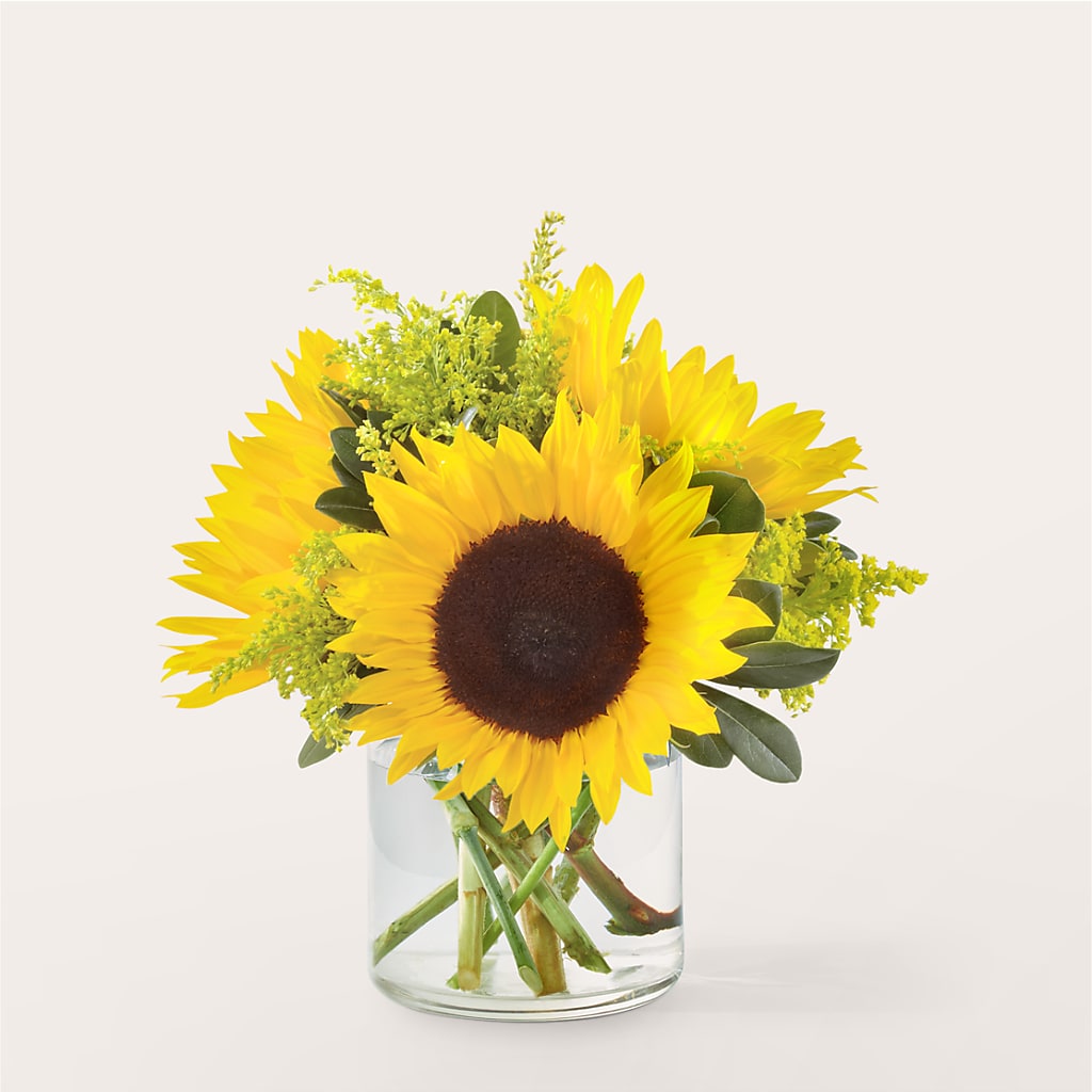 Beaming Sunflower Bouquet – True Blooms, Winters CA