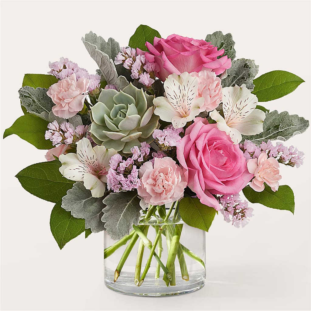 Dusty Rose Bouquet – True Blooms, Winters CA