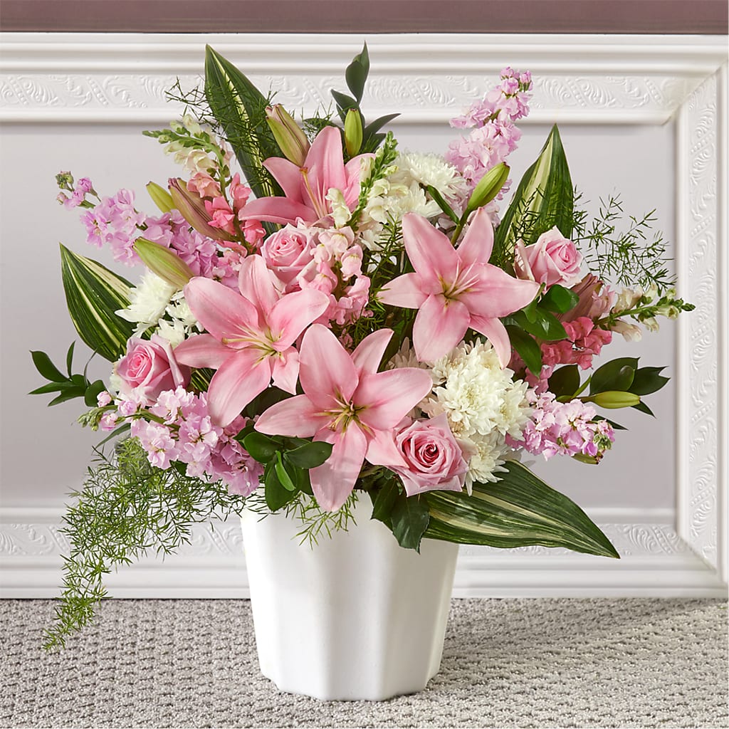 Simply Serene Floor Basket – True Blooms, Winters CA