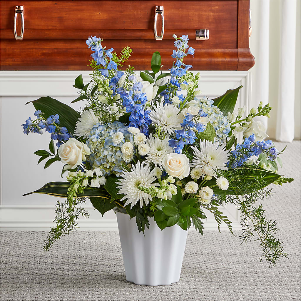 Everlasting Memories Floor Basket – True Blooms, Winters CA