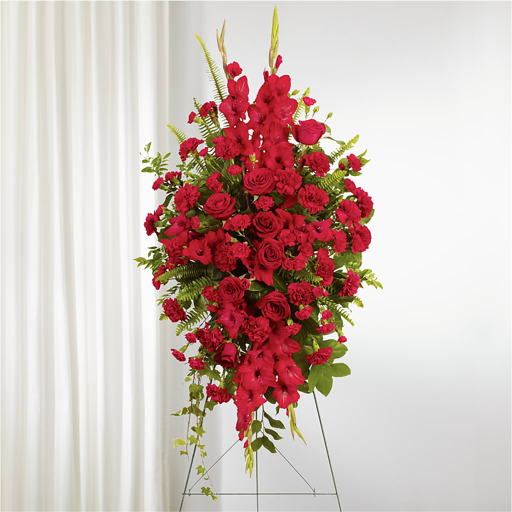 From the Heart Standing Spray – True Blooms, Winters CA