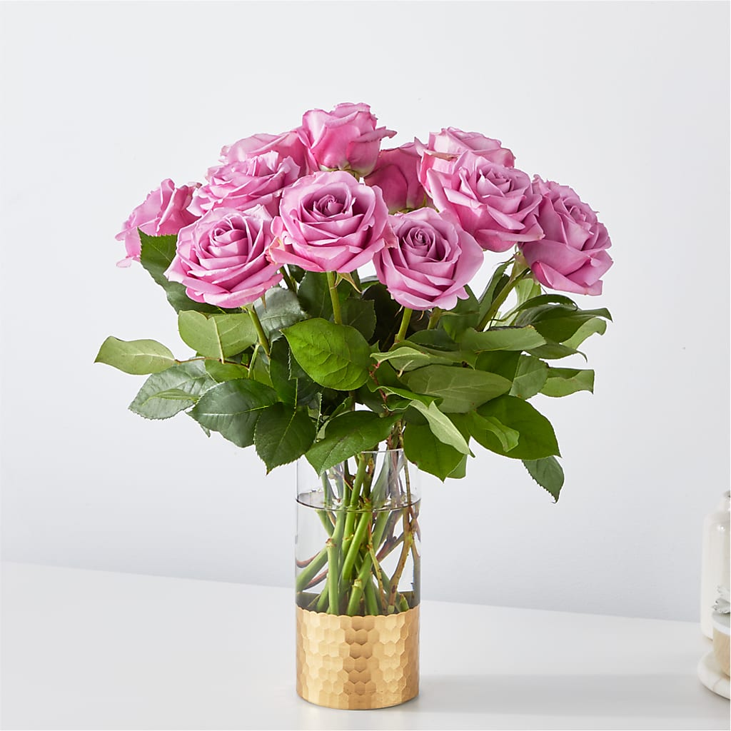 Secret Admirer Lavender Rose Bouquet – True Blooms, Winters CA