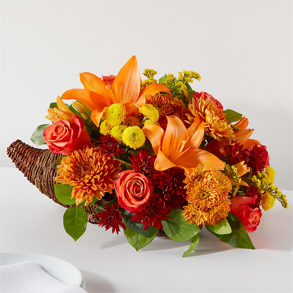 Bouquet of Blessings Cornucopia – True Blooms, Winters CA