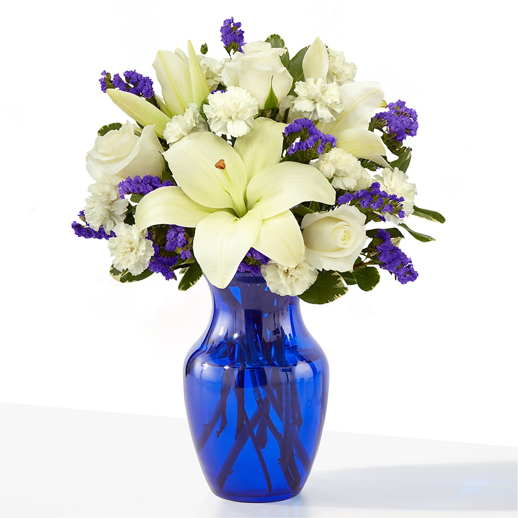 Sapphire Rush Bouquet – True Blooms, Winters CA