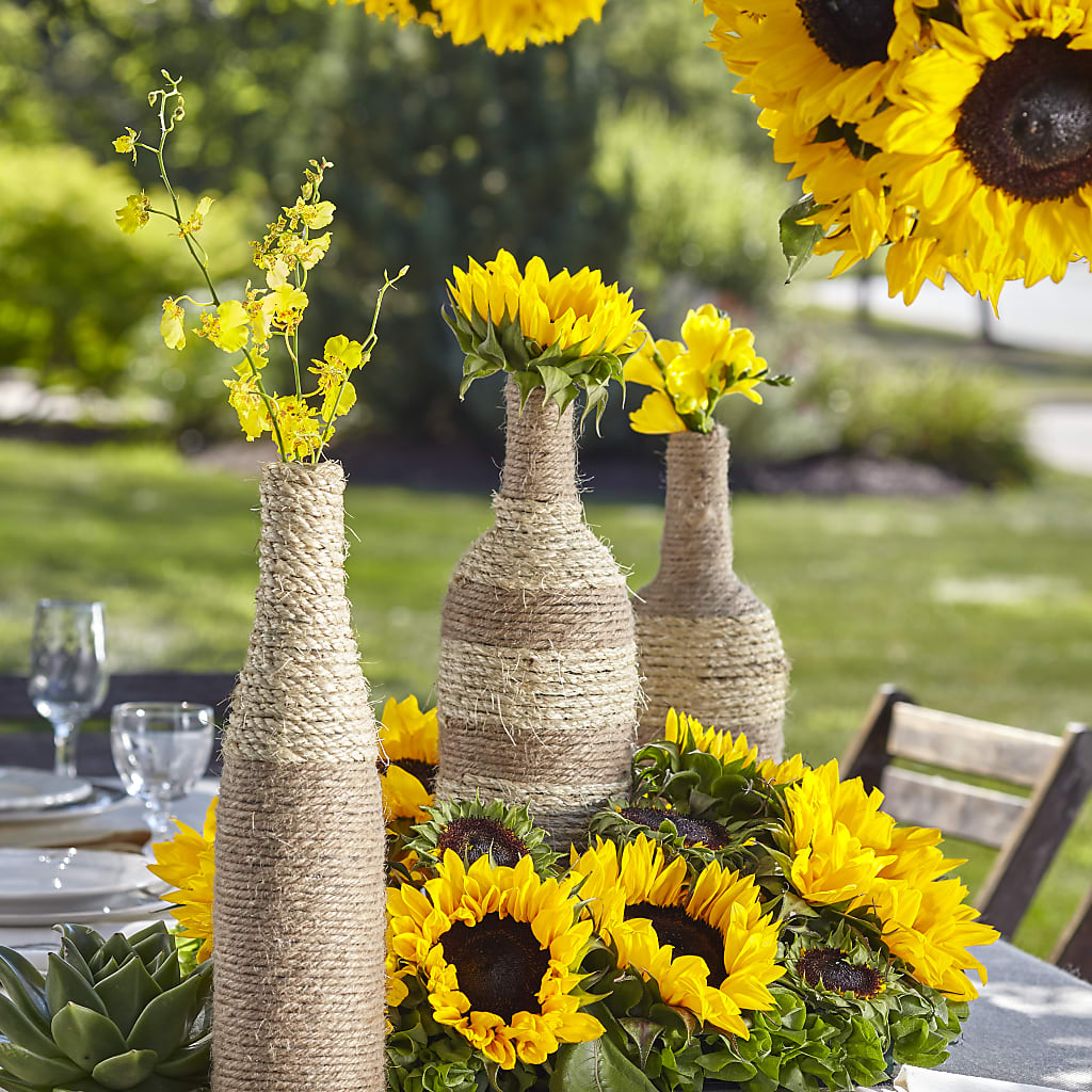 Sublime Garden Centerpiece – True Blooms, Winters CA