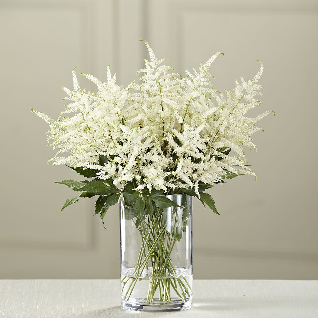 White Astilbe Bouquet – True Blooms, Winters CA