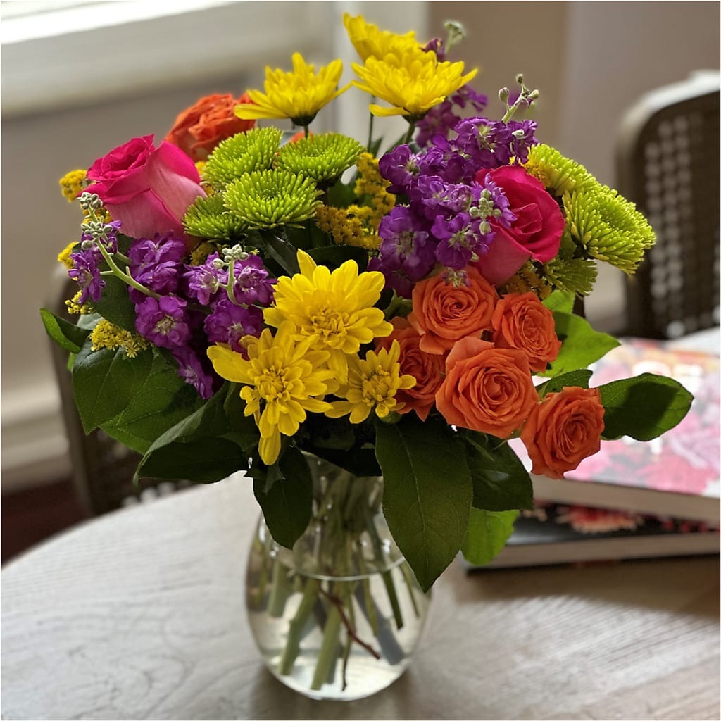 Bold & Bright – A Florist Original –  True Blooms, Winters CA