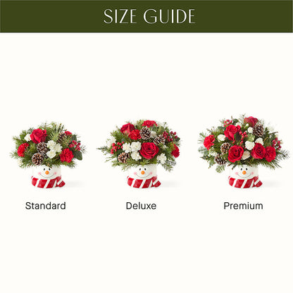 Jolly Snowman Bouquet –  True Blooms, Winters CA