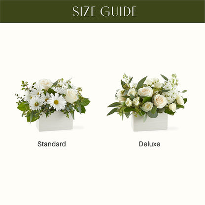 Fresh Linen Box Bouquet –  True Blooms, Winters CA