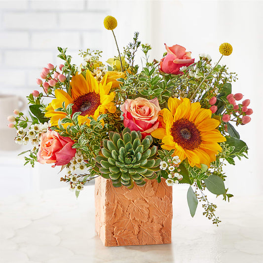 Sunflower Season Bouquet –  True Blooms, Winters CA