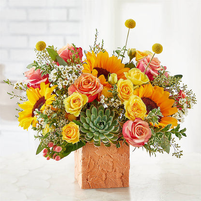 Sunflower Season Bouquet –  True Blooms, Winters CA