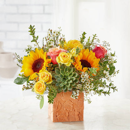 Sunflower Season Bouquet –  True Blooms, Winters CA