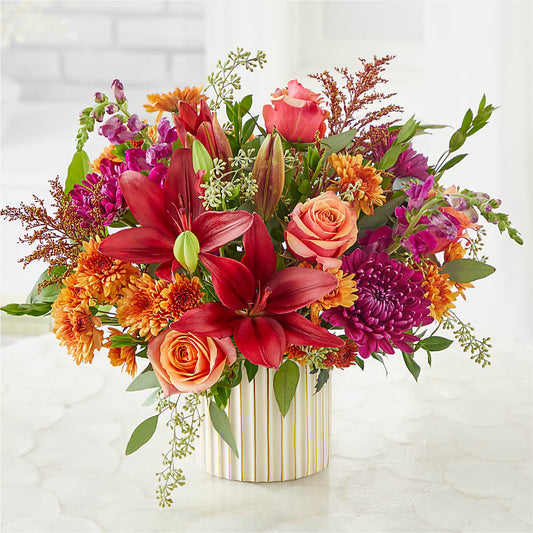 Burgundy Landscape Bouquet –  True Blooms, Winters CA