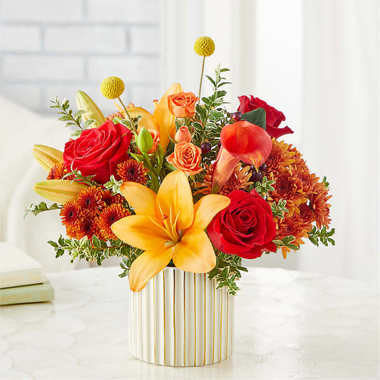 Scarlet Skies Bouquet –  True Blooms, Winters CA
