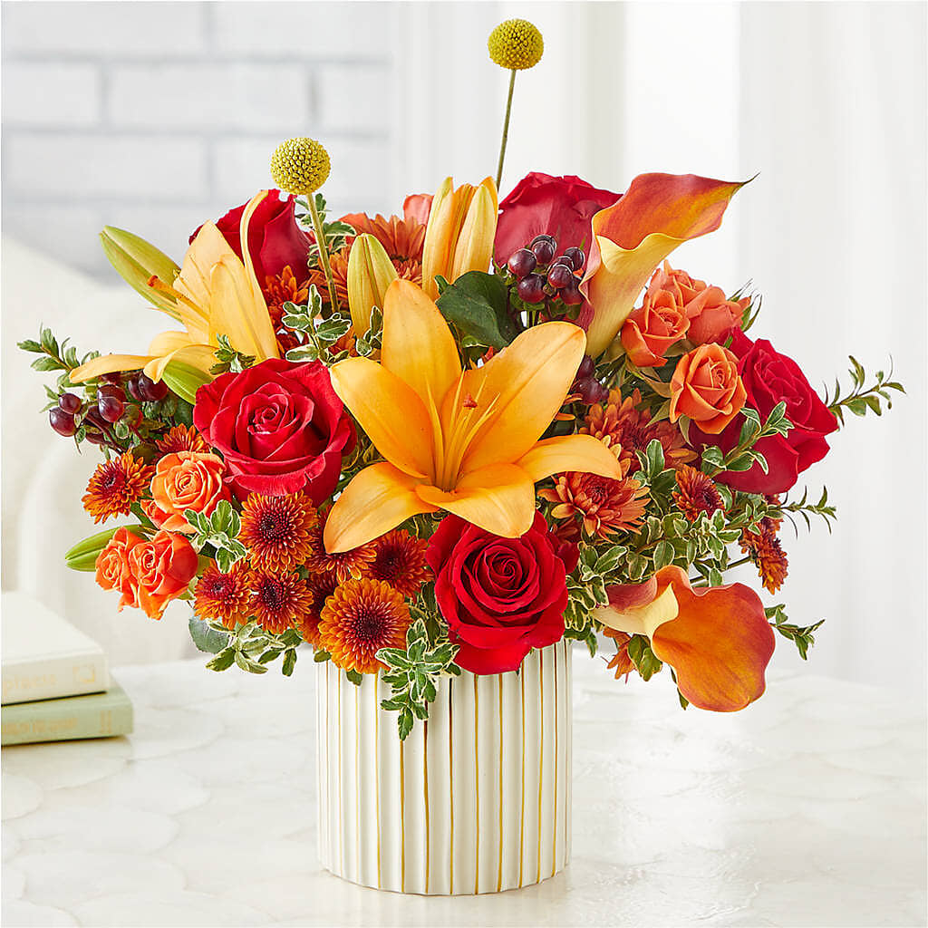 Scarlet Skies Bouquet –  True Blooms, Winters CA