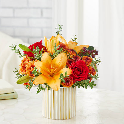 Scarlet Skies Bouquet –  True Blooms, Winters CA