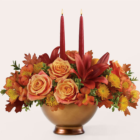Harvest Table Centerpiece –  True Blooms, Winters CA
