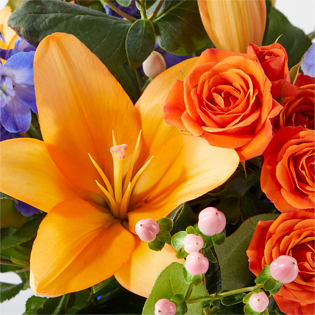 Radiant Citrus Bouquet –  True Blooms, Winters CA