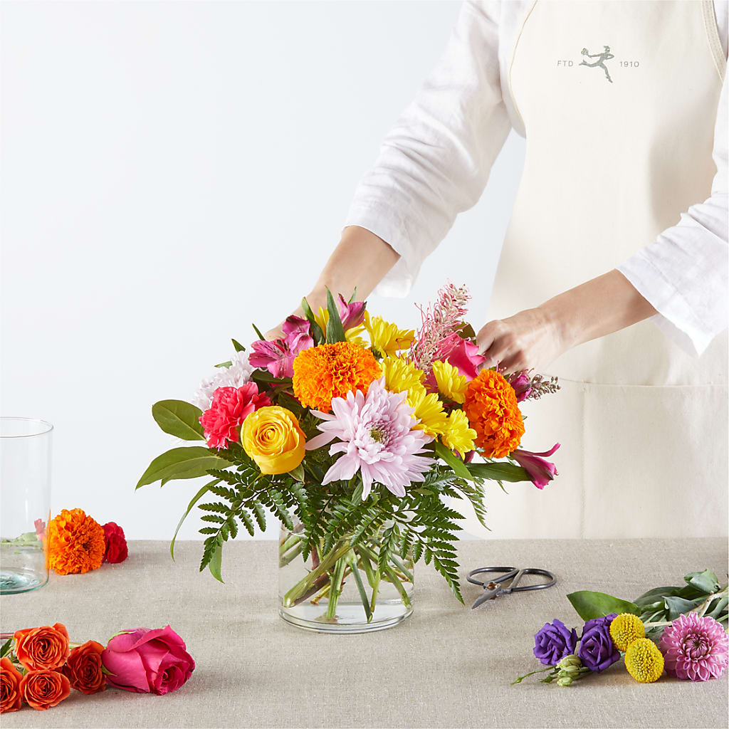 Feast of Color – A Florist Original –  True Blooms, Winters CA