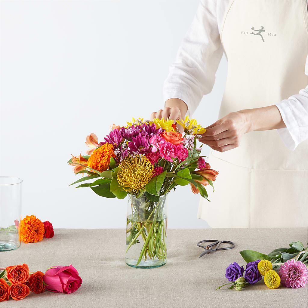 Feast of Color – A Florist Original –  True Blooms, Winters CA