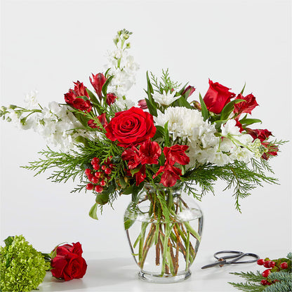 Merry Moment Bouquet – A Florist Original –  True Blooms, Winters CA