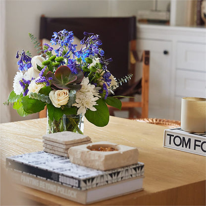 Cerulean Waves Bouquet –  True Blooms, Winters CA