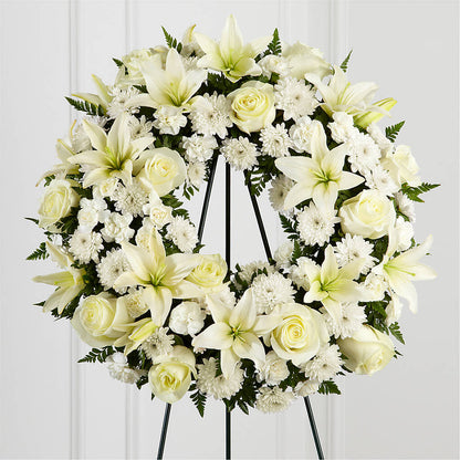 Treasured Tribute Wreath –  True Blooms, Winters CA
