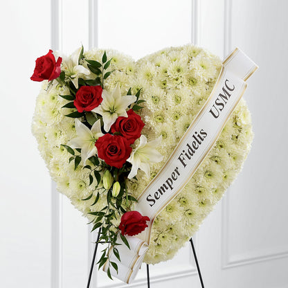 Heartfelt Hero Standing Heart –  True Blooms, Winters CA