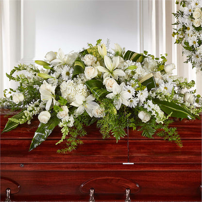Abundance Casket Spray –  True Blooms, Winters CA