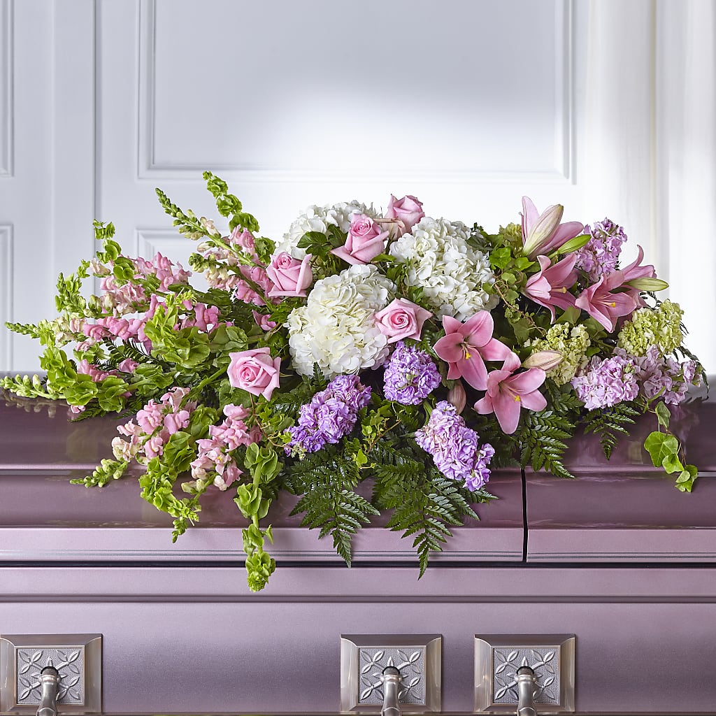 Life's Gratitude Casket Spray –  True Blooms, Winters CA