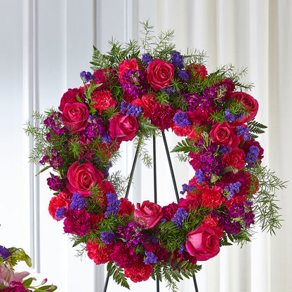 Calming Colors Wreath –  True Blooms, Winters CA
