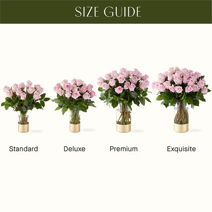Picture Perfect Pink Rose Bouquet –  True Blooms, Winters CA