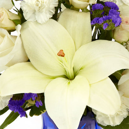 Sapphire Rush Bouquet –  True Blooms, Winters CA