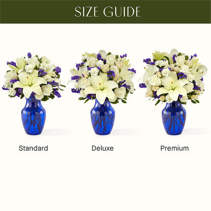 Sapphire Rush Bouquet –  True Blooms, Winters CA
