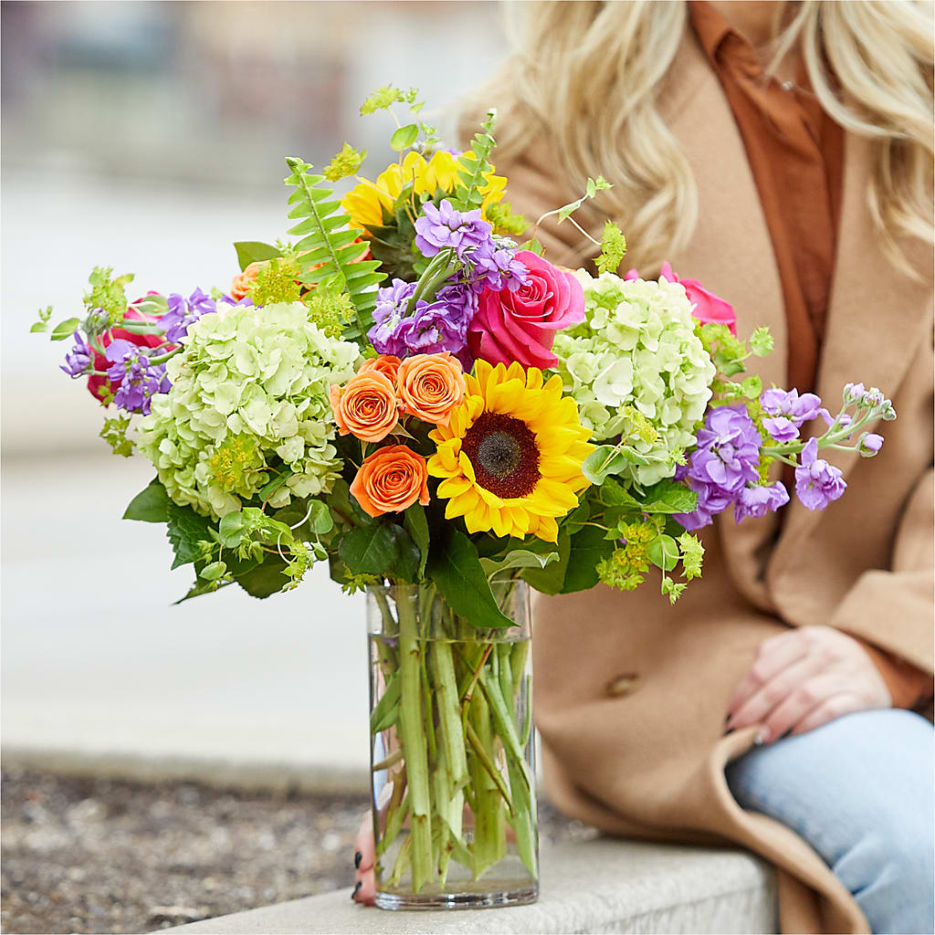 Vibrant Greetings Bouquet –  True Blooms, Winters CA