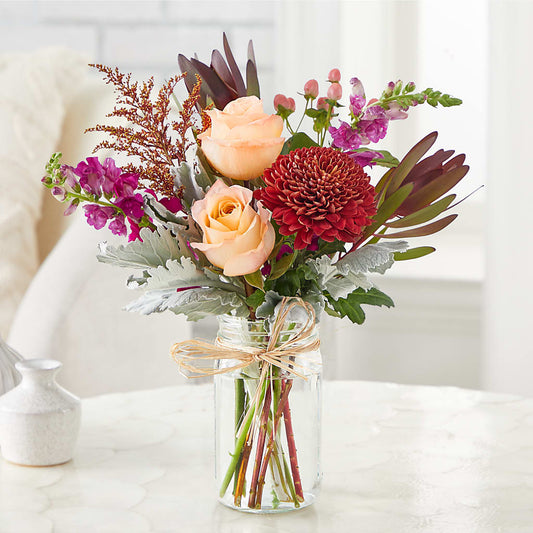 Moody Hues Bouquet –  True Blooms, Winters CA
