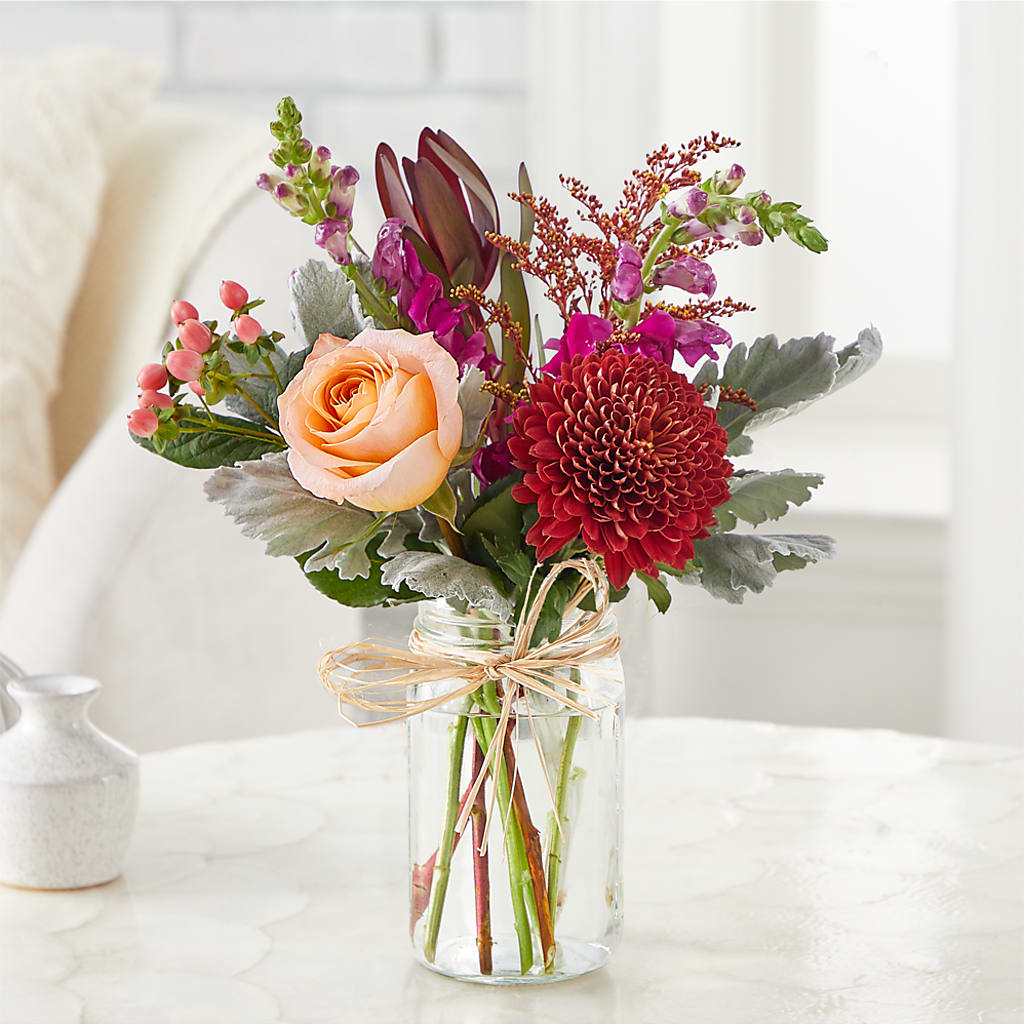 Moody Hues Bouquet –  True Blooms, Winters CA