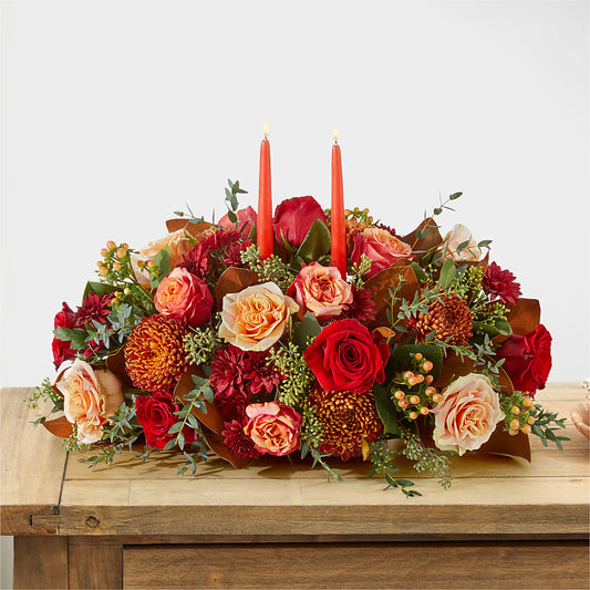 Gather Near Centerpiece –  True Blooms, Winters CA