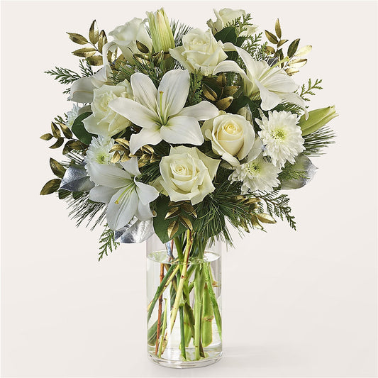 Wintry Mix Bouquet –  True Blooms, Winters CA