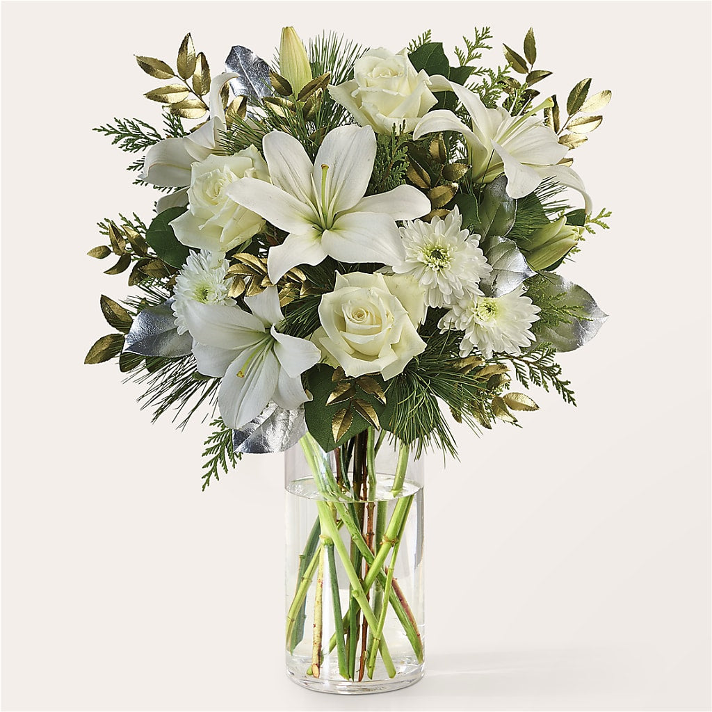 Wintry Mix Bouquet –  True Blooms, Winters CA
