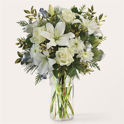 Wintry Mix Bouquet –  True Blooms, Winters CA