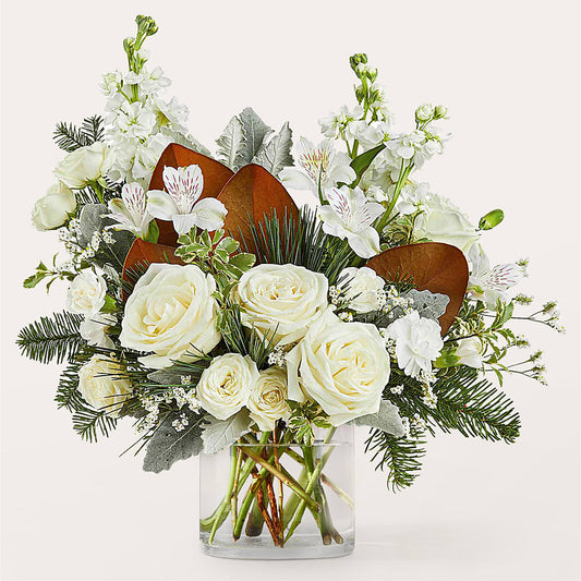Fresh Snowfall Bouquet –  True Blooms, Winters CA